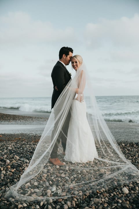 A couple on a beach